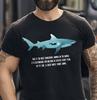 Gefährliches Tier Tauchen mit Weißem Hai Schwarzes T-Shirt S-5XL, Gildan 5000 Unisex T-Shirt