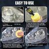 Professional car headlight restoration paste, easy-to-use headlight maintenance kit, scratch repair, restores oxidized,yellowing
