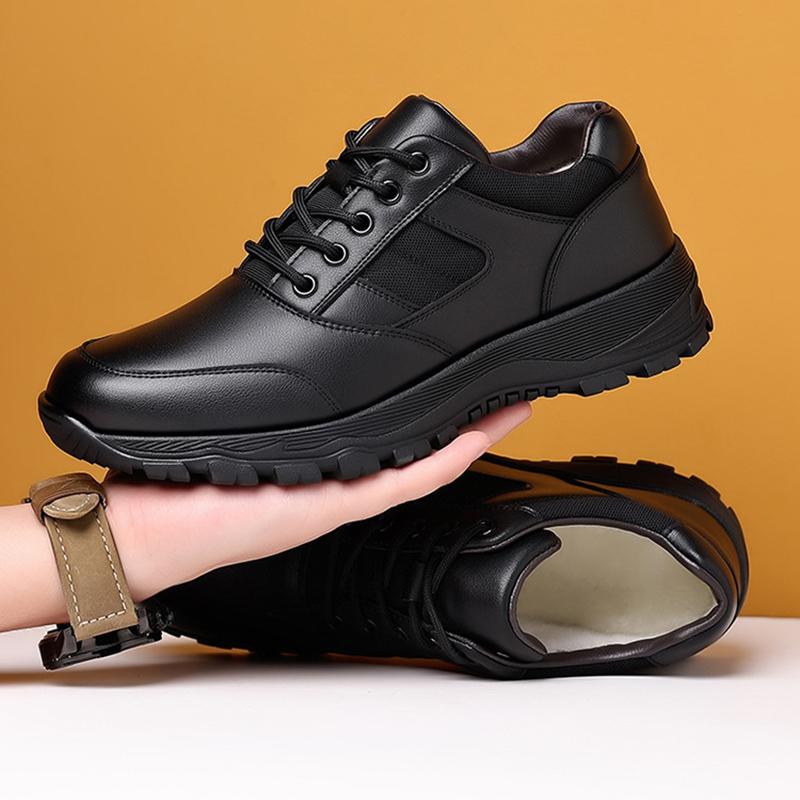 Herrenschuhe Frühling und Sommer Stil Echtes Leder Weiche Sohle Outdoor Sport Freizeit Lederschuhe Training Rutschfest Lederschuhe