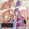 Doki L-LiteratureS Mouse Pad Cute HD Desk Pad Extended Gaming Keyboard Mats Large 90x40cm XXL Gamer Mousepad