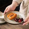 Ceramic Cup Rice Bowl Set, One Person Food, Japanese-Style Household Tableware, Plates, Dishes, Dishes, Retro Western Tableware