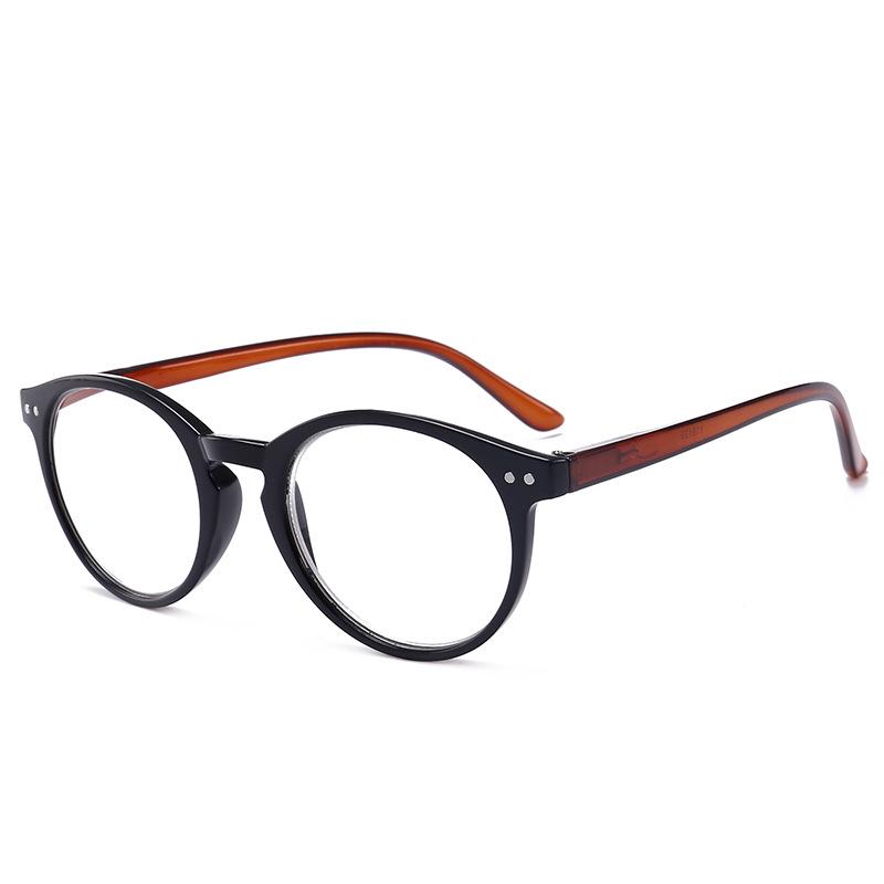 

Jiangnan Impression Retro Round Frame HD Reading Glasses for Men and Women +3.00