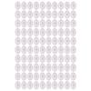 100Pcs Microphone Cover Dust Sweat Resistant Disposable Excellent Elasticity Reduce Noise Microphone CapsWhite Red Dot