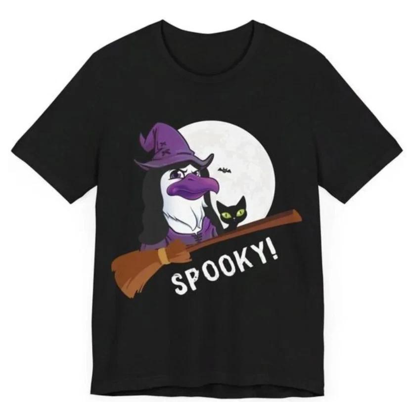 Tonight We Fly Funny Chicken Witches Halloween Graphic T-Shirt M