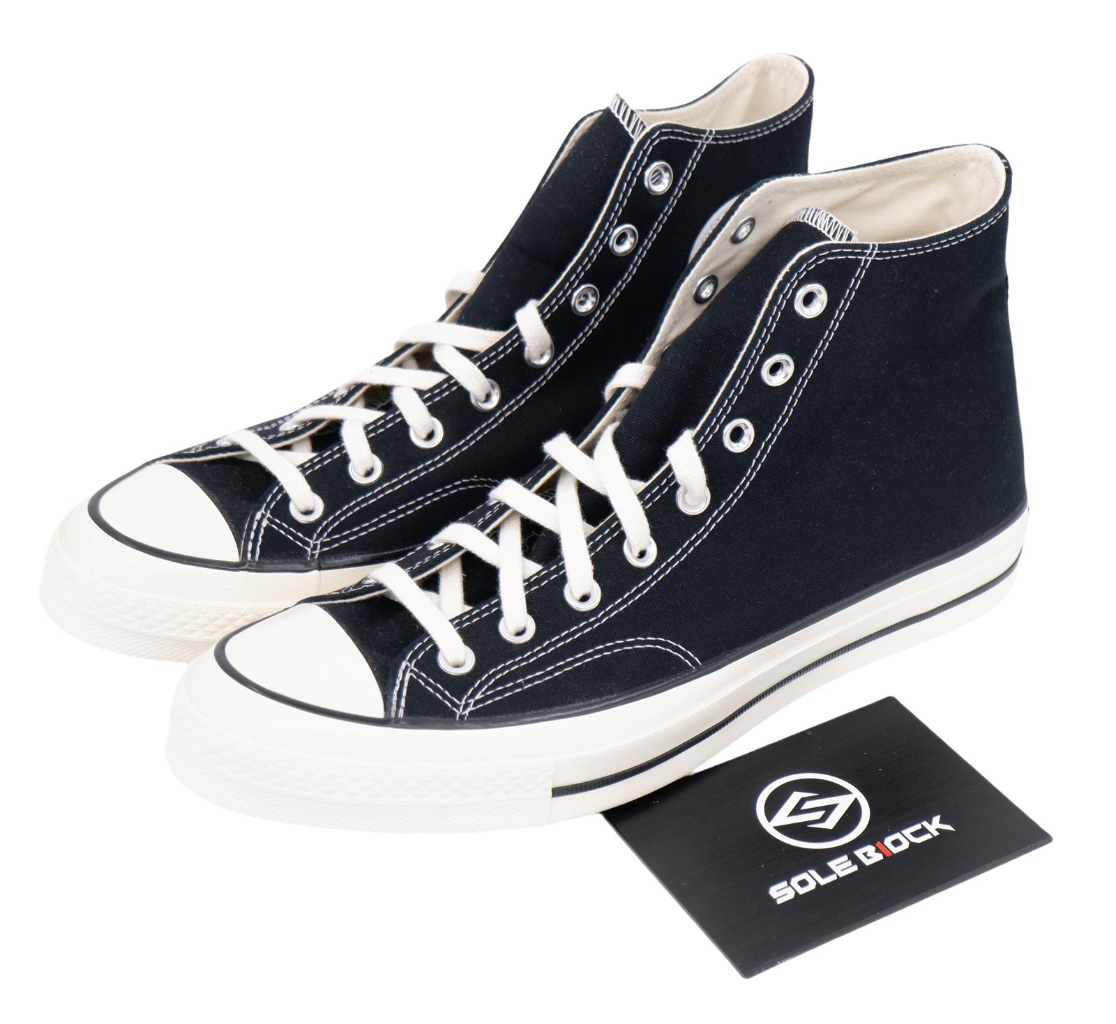 

Converse Chuck 70 Vintage Canvas High Black Men s 162050C 35