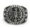 Personal Design Fashion Biker Jewelry 316L Stainless Steel Cool Thailand Style Buddha Eagle Ring