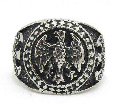 

Personal Design Fashion Biker Jewelry 316L Stainless Steel Cool Thailand Style Buddha Eagle Ring 8