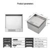Stainless Steel Concealed Universal Floor Power Socket Box