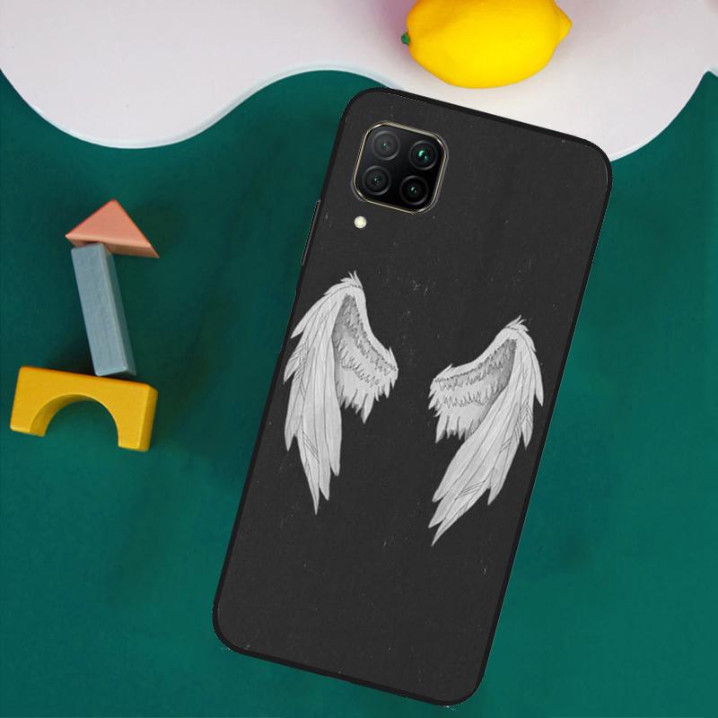 Fantasy Angel Girl Wings For Huawei Nova 9 10 SE 8i 11i 12i 12s Y60 Y61 Y70 Y90 Y72 Y73 Y91 P60 Pro P40 P30 Lite Case