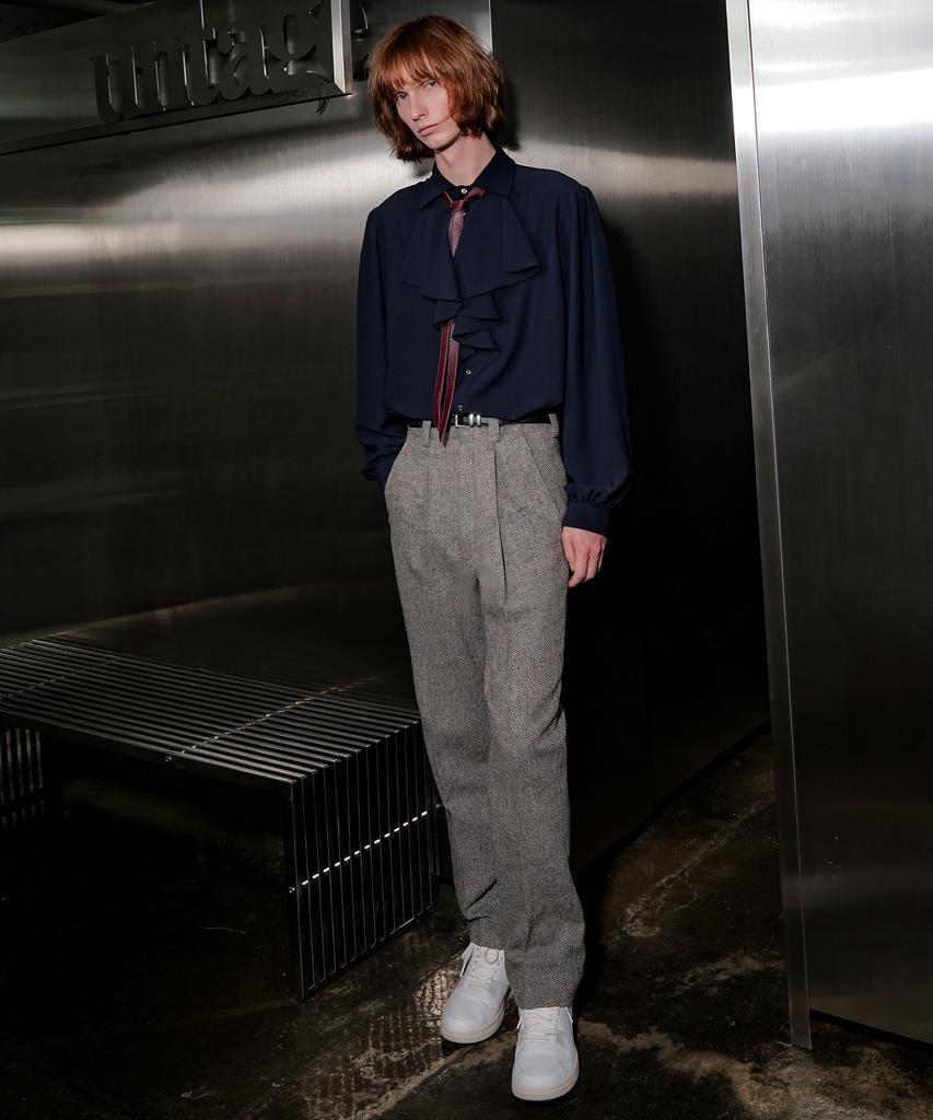 UNTAGE Wool Tweed Trousers (Unisex)_Uth-Fp51