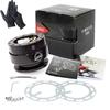 NRG Innovations Black Quick Release Kit with Japanese Installation Imported Direct from the Aluminum Steering Universal Car Car Genuine Warranty