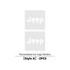 For Jeep Car Interior Dekoration Stickers Badges Auto Styling Grand Cherokee Wrangler JK Renegade Gladiator Compass AMZ1 