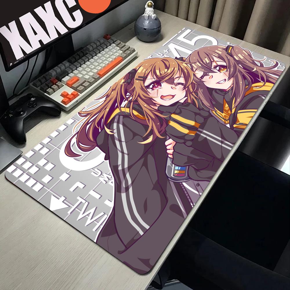 Ump GGirls Frontline Mousepad Large Gaming Mouse Pad LockEdge Thickened Computer Keyboard Table Desk Mat