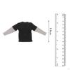 1/12 Male Long Sleeve T Shirt Costume, Miniature Handmade Doll Clothes for 6 Inch Soldiers