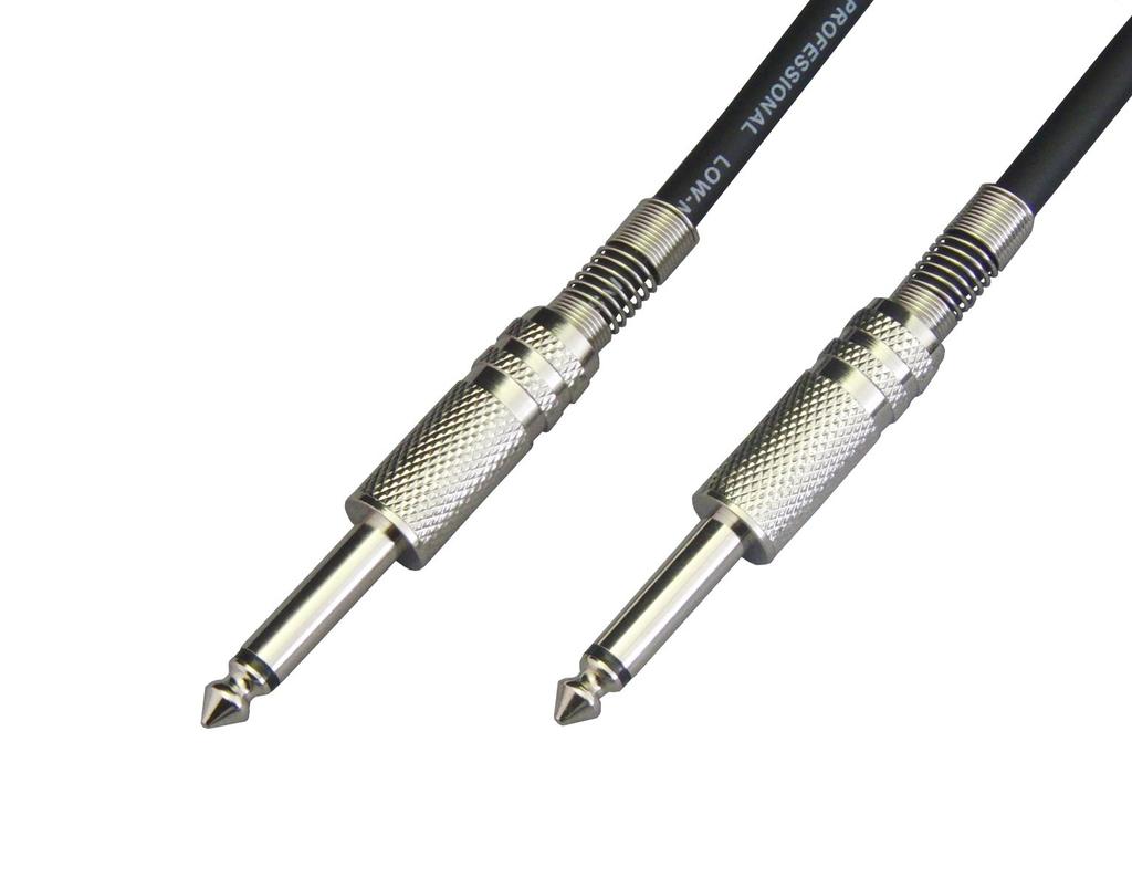 F-Factory 6.3mm Mono Male to 6.3mm Mono Male Cable, 10m, 6.3mm Standard Cable, 10m Audio Cable, VM-4043