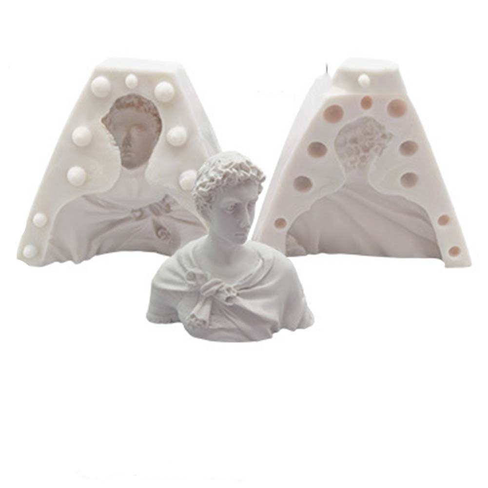 3d Bust Mold Portret Schiță Tencuială Silicon Mucegai pentru bricolaj