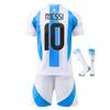 Argentina Messi Blue Soccer Jersey - Breathable Quick-Dry Sportswear - Fan Edition