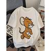 European Sizes Men'S Tom and Jerry T-Shirt | Funny Graphic Tee, Short Sleeve, All-season