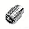 AABJB1 4PCS 3D Aluminum Car Wheel Tire Valve Caps Dust Stem Cover Badge for Kia Sportage Rio Xceed Picanto Sonet Cerato Optima Soul EV6