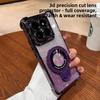 Custodia Lussuosa in Silicone Galvanizzato per Xiaomi 17T Pro 15T Pro 14T con Glitter Degradé Anello Magnetico Supporto Cover Antiurto