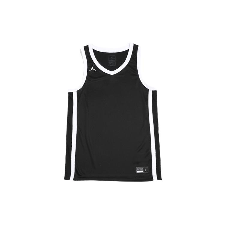 Jordan Basketball Jersey Men s Black White AR4320-012 XS