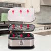 Electric Eggs Cooker 200W Automatic Dishwasher Safe Eggs Steamer Portable Breakfast Cooking Appliance Kitchen Gadget