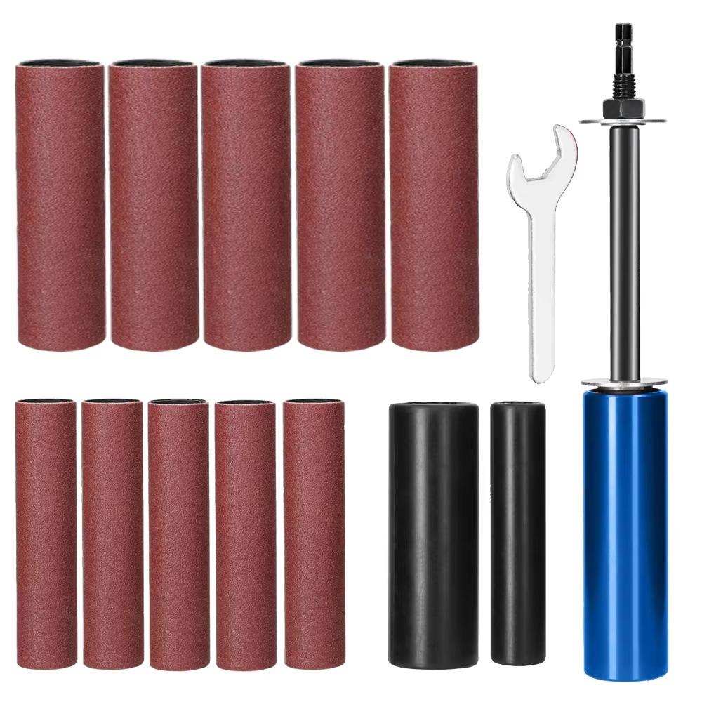 Sanding Rod Drum Sanding Kit Drill Attachment Conversion SandingTool Mini Belt Sander  Plastic