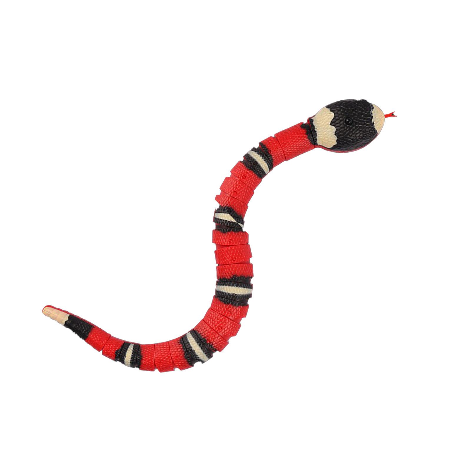 

Smart Sensing Snake Toy Interactive Simulation Induction Electric Snake Toy for Halloween Christmas April Fools