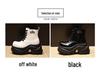 Women's Autumn 2025 Thick-Soled Hidden Heel Martin Boots - Slimming Ankle Design with Soft Sole