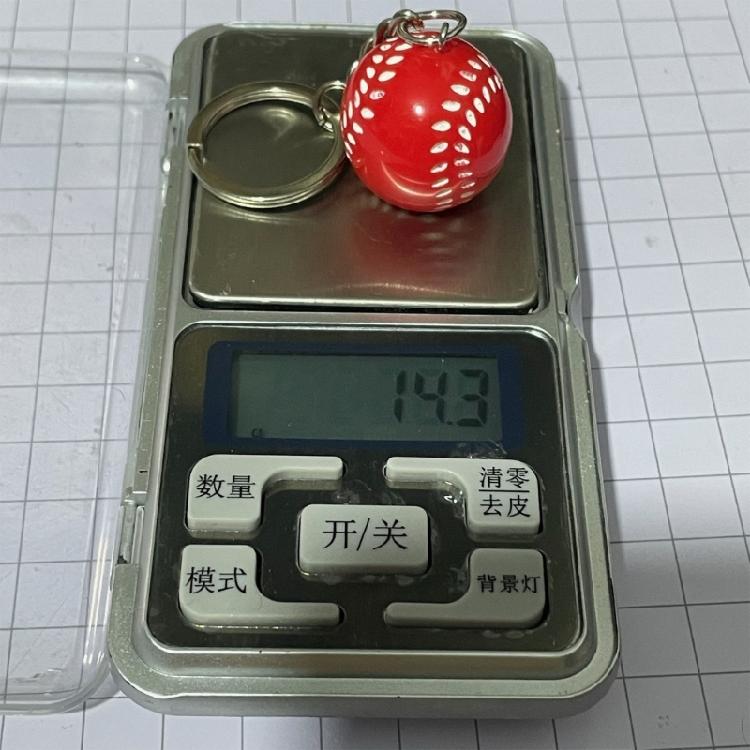 Unique Sports Keychain Resin Football Basketball Volleyball Charm Creative Decoration Gift For Coaches Players Fan