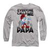 The Smurfs Mens Call Me Papa Smurf Long-Sleeved T-Shirt