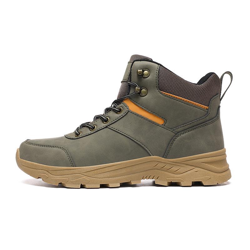 Men's Snow Boots Super Plush Warm Cotton Shoes Fashion Casual High Top Boots for Men Outdoor Non-slip Hiking Boots Large Size48