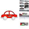 Free Palestine Car Sticker Wholesale Decorative Decal For Auto Body Customizable Design