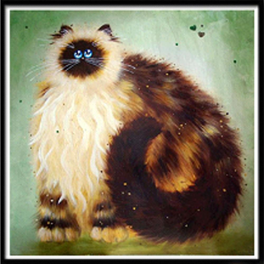 5D Diamond Painting Animal Cat And Dog Diamond Mosaic Cross Stitch Embroidery Set Wolf Houseware Christmas Gift