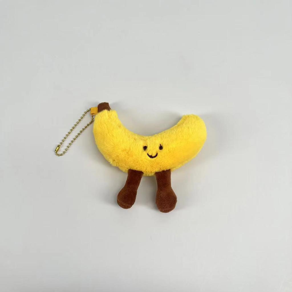Cute Snacks, Vegetables And Fruits Series, Emoji Plush Doll Bag, Pendant, Video Game City, Doll Grabbing Machine, Gift.