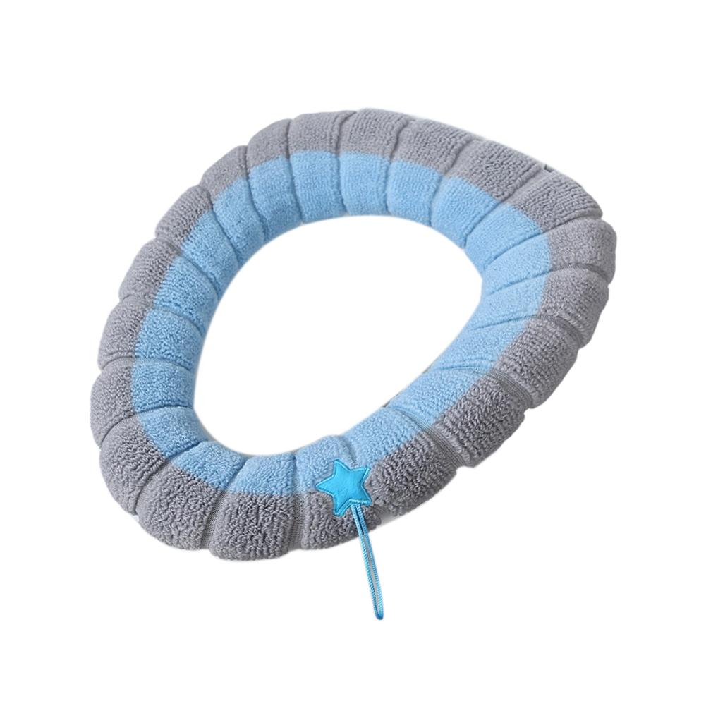 Soft Polyester Toilet Seat Cover Toilet Seat Pad Warm Seating
