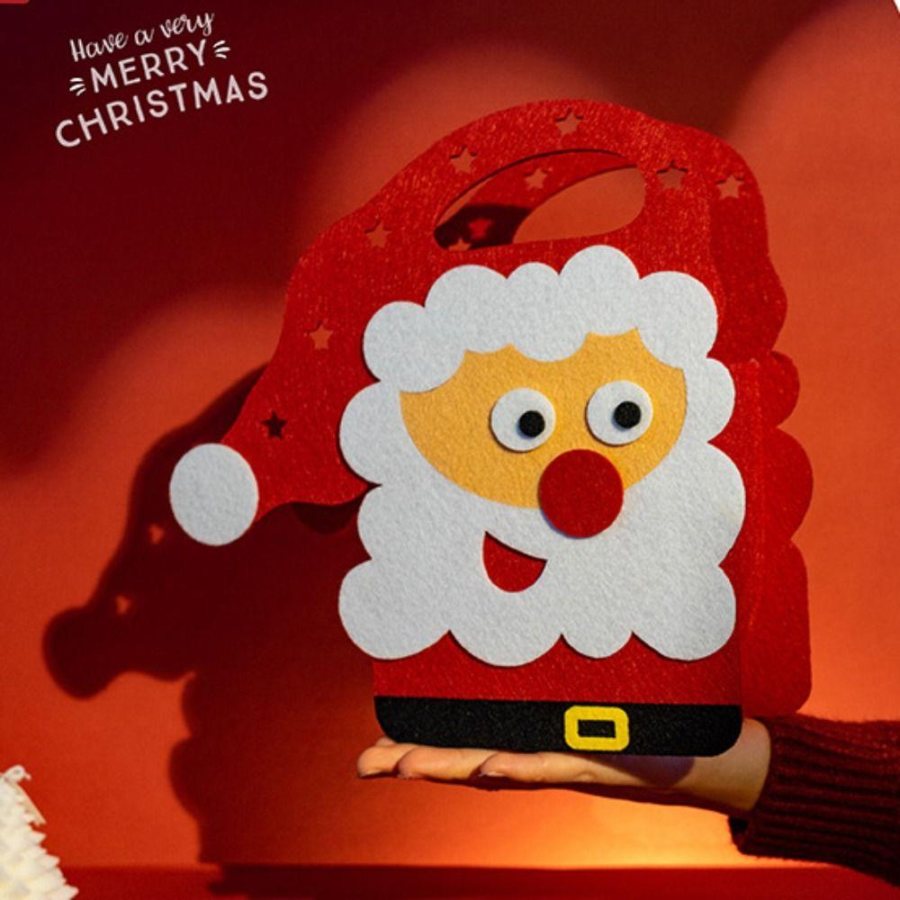 Cute Christmas Fruit Packaging Box Thicked Xmas Eve Packaging Bag Christmas Gift Bag Gift Wrap