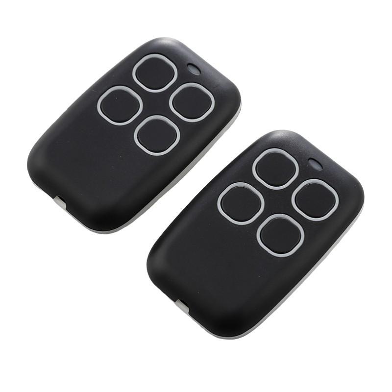 4-Button Rolling Code Copy Remote Control 433MHz Wireless Clone Duplicator for Garage Door Rolling Shutter Black 1 Pack