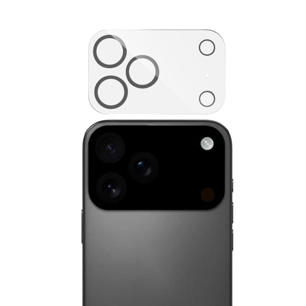 

Для iPhone 17 Pro Max Защита объектива камеры Прозрачный Черный Круг 3D Высокое Алюминосиликатное Стекло Пленка для объектива A