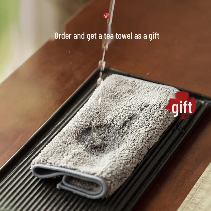 Hantun Chinese Style Waterproof Straw Woven Bamboo Tea Mat