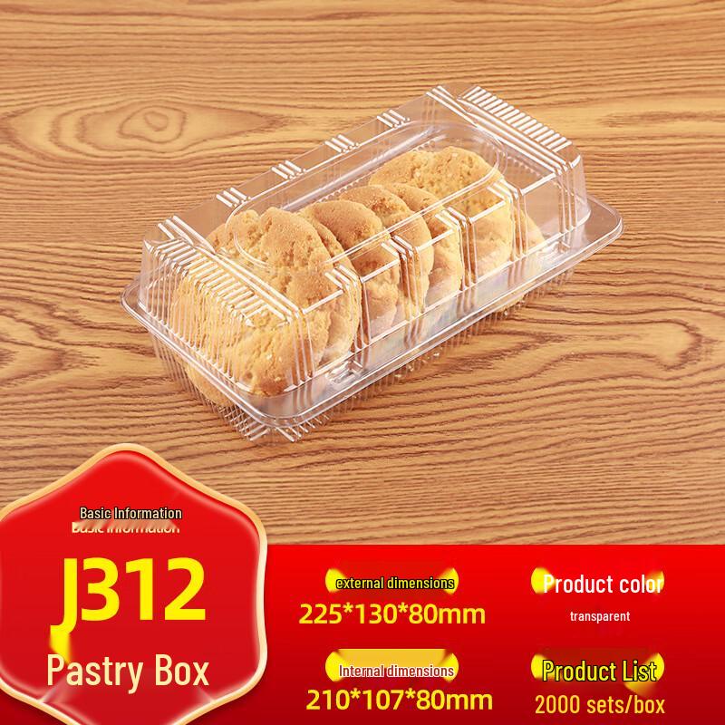 DYMAYKI Disposable Plastic Food Container (100-Pack)