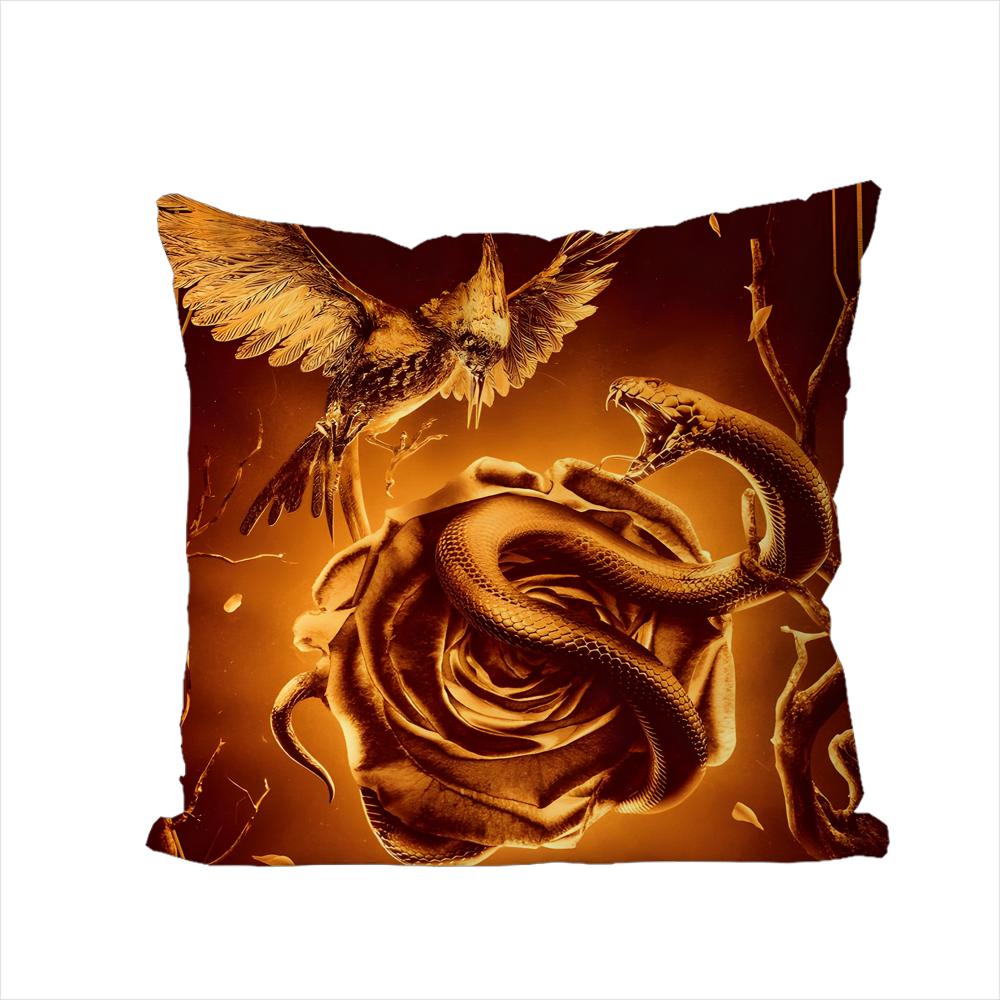 The Hunger Games Pillow Case For Car Sofa Decorative Home Doublesided Print Plush Square Throw Pillow Cushion Cover