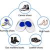 3 Pairs Gel Booster Calcaneenne Pain Pain Feet Sole Heel Plantary Orthopaedic Cushion for Man and Woman (S Blue)