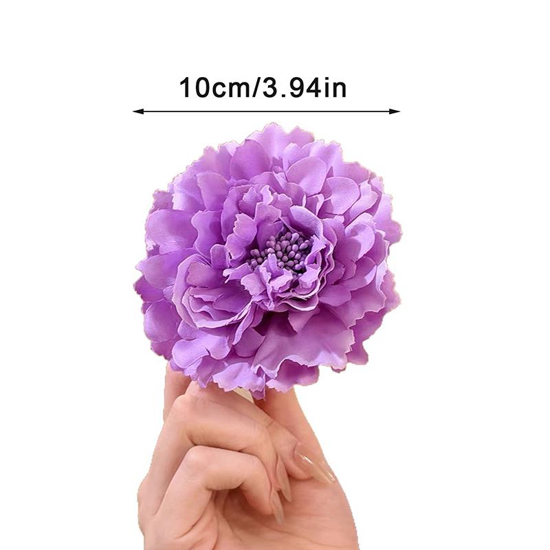 Mode Pfingstrose Blume Haarspange Blumen-Haarnadeln Haarspangen Simulation Blume Mädchen Frauen Kopfschmuck Zubehör