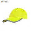 Boys Girls Baseball Caps High Visibility LIME REFLECTIVE HAT SAFETY Hats for Students Pupils for Night Outgoing