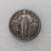 Antique American Liberty 25 Cents Coin, 1916-1930, Optional Brass or Silver Plated