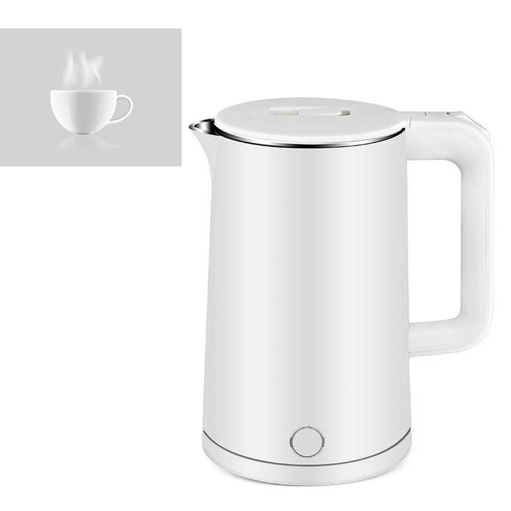 Elektrischer Wasserkocher 2,3L Edelstahl Automatische Abschaltung Heißwasserkocher für Tee Kaffee