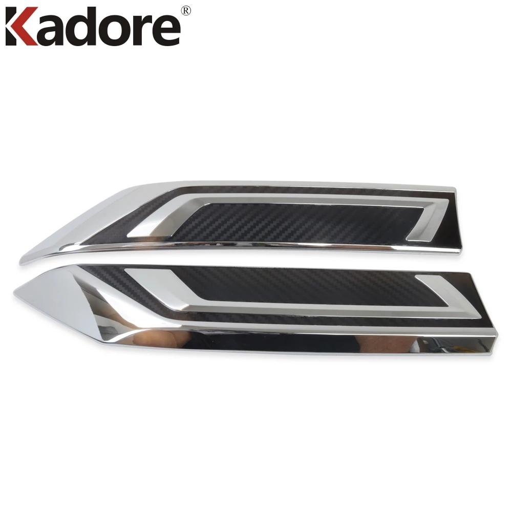 Front Upper Grille Cover Trim For Toyota RAV4 RAV 4 LE XLE 2024 Carbon Car Front Grills Molding Trims