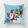 Christmas Cartoon Animal Car Sofa Pillow Cushion Cover Digital Printed Pillow Cover