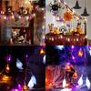 Halloween String Lights Pumpkin Bat Ghost Halloween String Lights Indoor Home Courtyard Halloween Decorative Lights